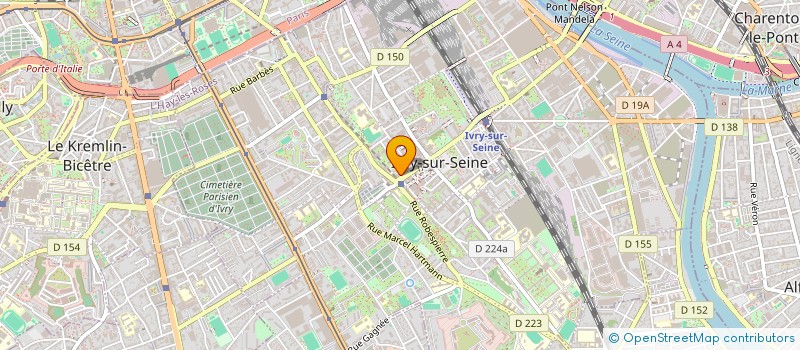 localisation de l'entreprise SCI 1 PLACE DE LA REPUBLIQUE IVRY à IVRY-SUR-SEINE