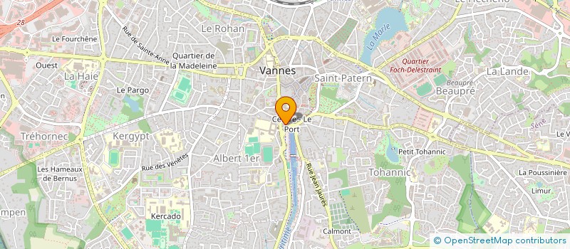 localisation de l'entreprise SCI 1 PLACE DU GENERAL LECLERC à VANNES
