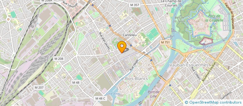 localisation de l'entreprise SCI 1 ROUTE DES CIGALES à LILLE