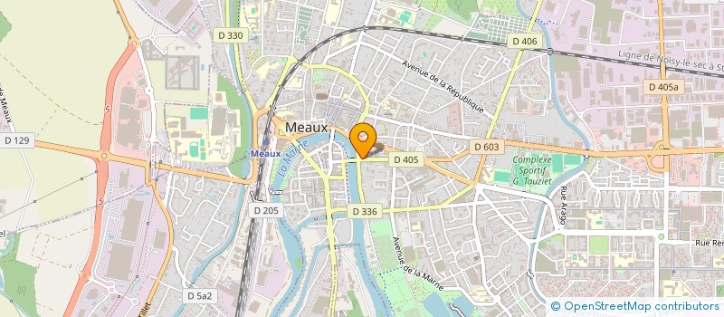 localisation de l'entreprise SCI 1 RUE ARISTIDE BRIAND  MEAUX