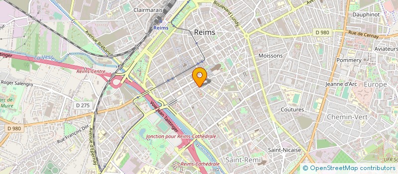 localisation de l'entreprise SCI 1 RUE BRULEE  REIMS