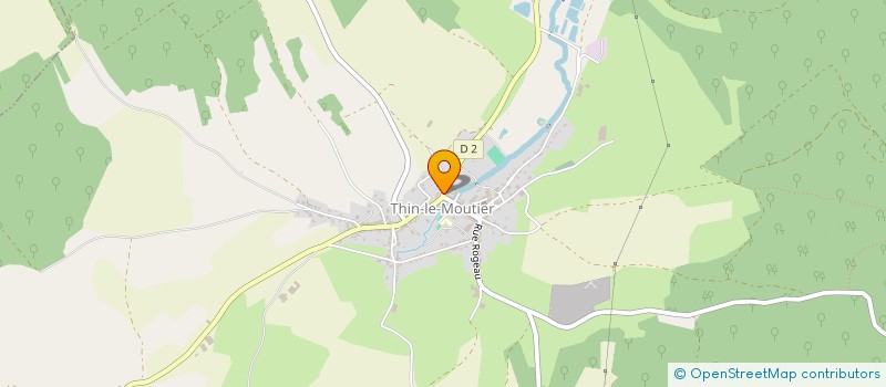 localisation de l'entreprise SCI 1 RUE DE LA CROISEAU  THIN-LE-MOUTIER