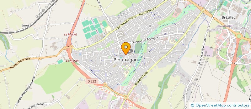 localisation de l'entreprise SCI 1 RUE DE LA FONTAINE MORIN  PLOUFRAGAN