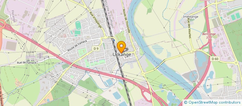 localisation de l'entreprise SCI 1 RUE DE LA GARE  UCKANGE