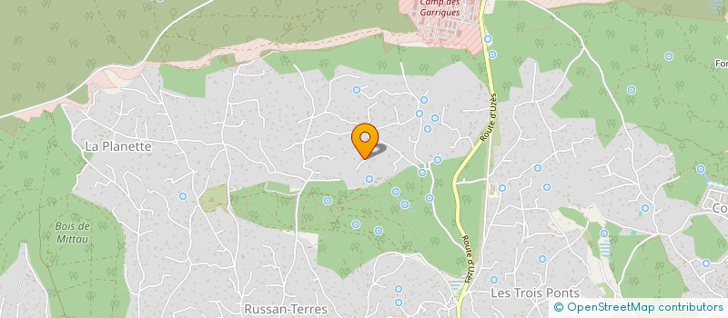 localisation de l'entreprise SCI 1 RUE DE PROVENCE  NIMES