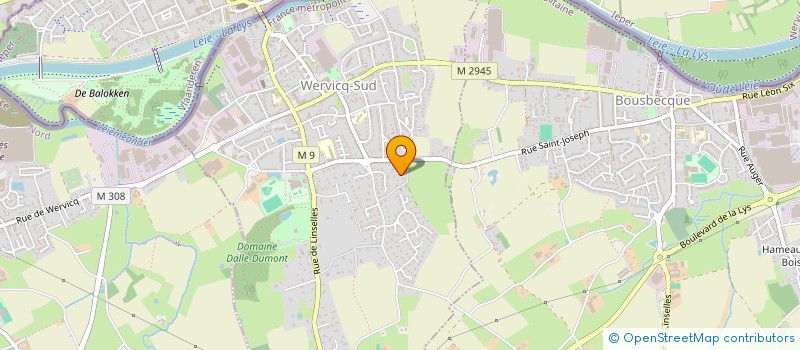 localisation de l'entreprise SCI 1 RUE DE WASQUEHAL  WERVICQ-SUD