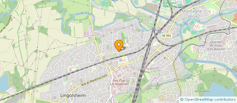 localisation de l'entreprise SCI 1 RUE DU BAIN FINKWILLER  LINGOLSHEIM