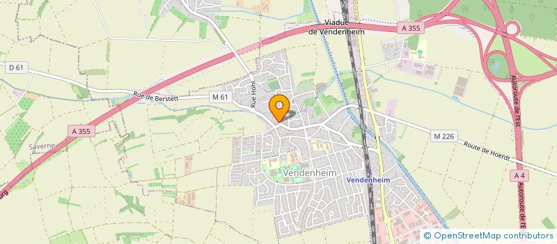 localisation de l'entreprise SCI 1 RUE DU TEMPLE  VENDENHEIM