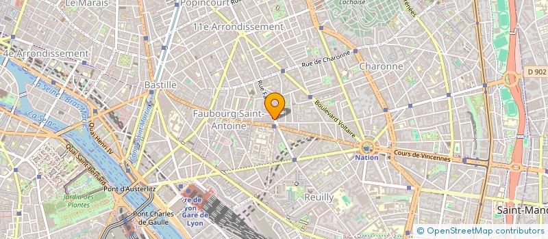 localisation de l'entreprise SCI 1 RUE FAIDHERBE  PARIS