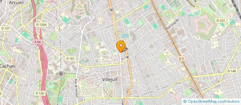 localisation de l'entreprise SCI 1 RUE JEAN JAURES A VILLEJUIF à VILLEJUIF