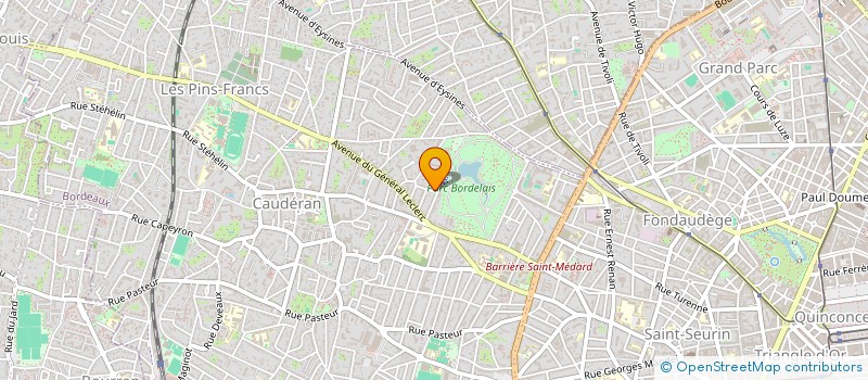 localisation de l'entreprise SCI 1 RUE JEANNE  BORDEAUX