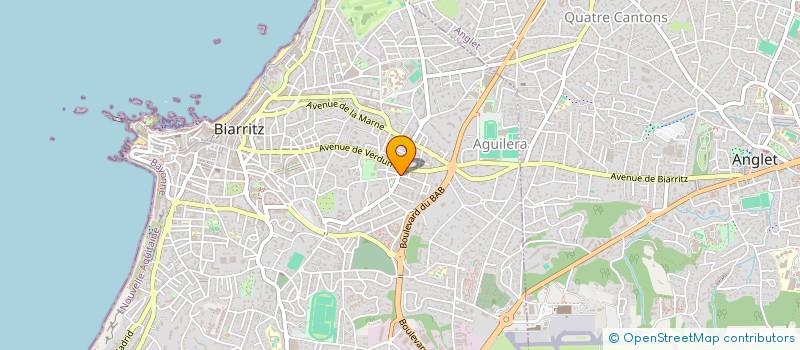 localisation de l'entreprise SCI 1 RUE LOEB à BIARRITZ