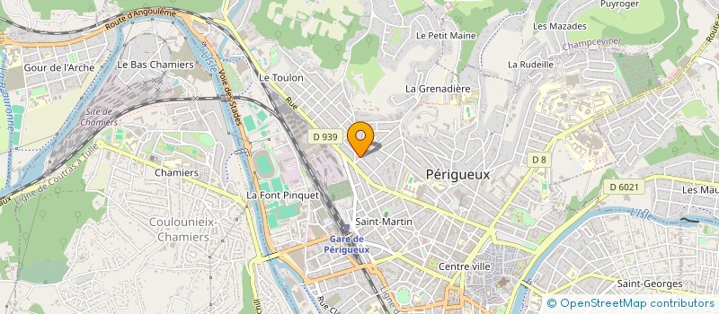 localisation de l'entreprise SCI 1 RUE PASTEUR à PERIGUEUX