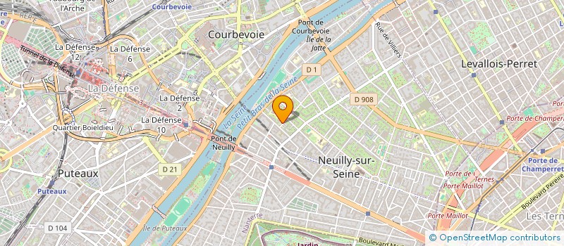localisation de l'entreprise SCI 1 TER BOULEVARD DE LA SAUSSAYE à NEUILLY-SUR-SEINE
