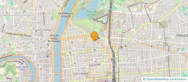 localisation de l'entreprise SCI 10 12 MARECHAL FOCH  LYON