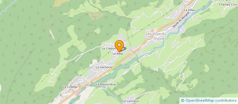 localisation de l'entreprise SCI 10 ADDEBOUTS à THONES