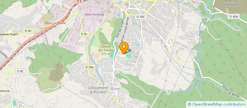 localisation de l'entreprise SCI 10 AVENUE DE TOULON  GARDANNE