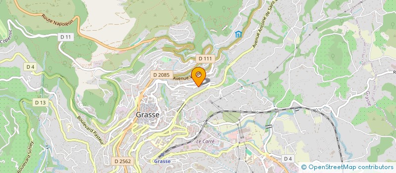 localisation de l'entreprise SCI 10 BD COMMANDANT AUTRAN à GRASSE