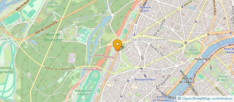 localisation de l'entreprise SCI 10 BD SUCHET  PARIS