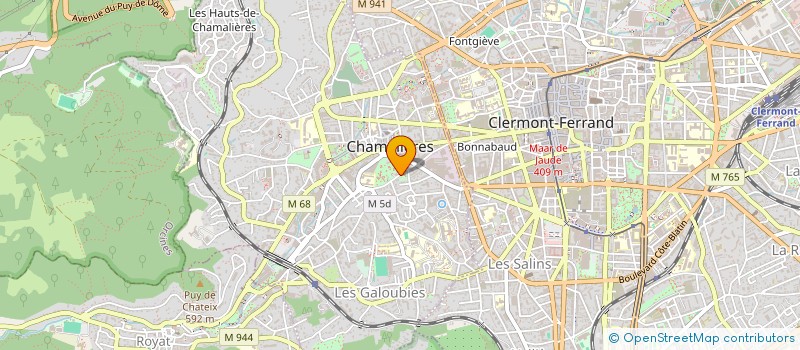 localisation de l'entreprise SCI 10 BLERIOT  CHAMALIERES