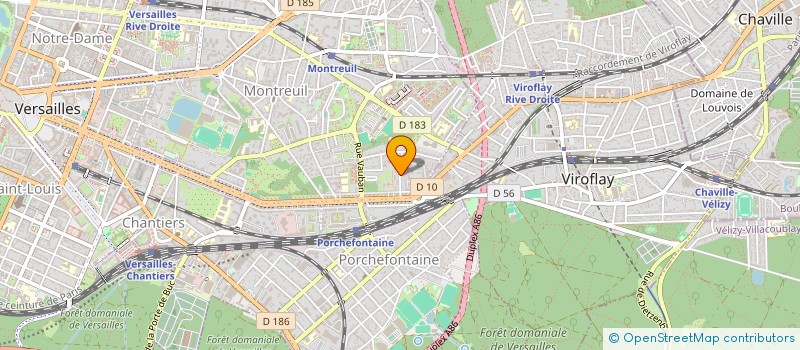 localisation de l'entreprise SCI 10 CHAUCHARD à VERSAILLES