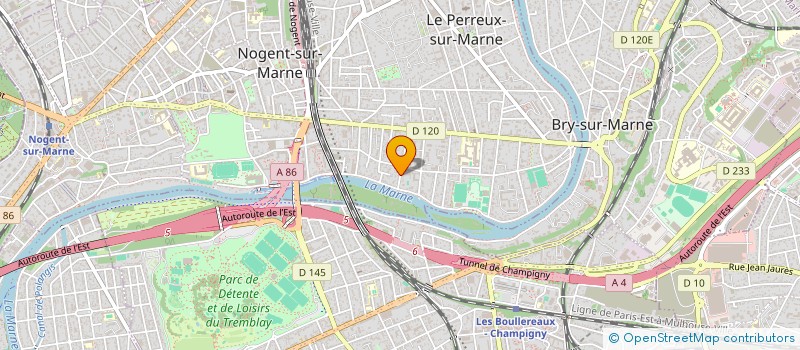 localisation de l'entreprise SCI 10 COULMIERS  LE PERREUX-SUR-MARNE