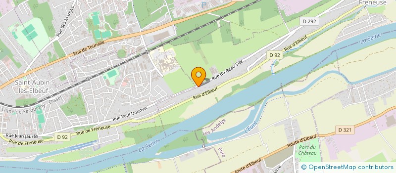 localisation de l'entreprise SCI 10 COURTE DELLE HR  FRENEUSE