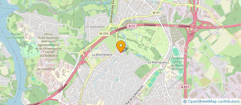 localisation de l'entreprise SCI 10 FEVRIER  CARQUEFOU