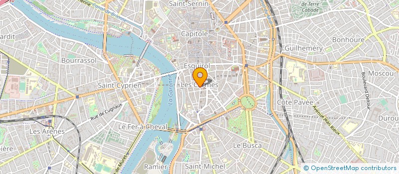 localisation de l'entreprise SCI 10 PLACE DES CARMES  TOULOUSE