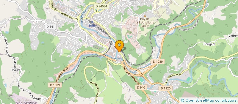 localisation de l'entreprise SCI 10 PONT DE LA PIERRE  TULLE