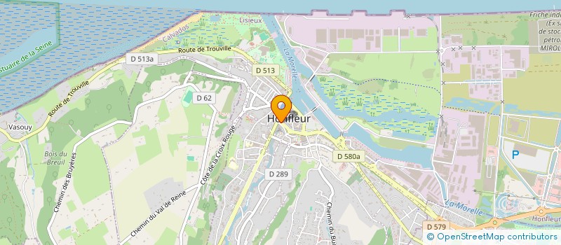 localisation de l'entreprise SCI 10 QUAI CHAUSSEE à HONFLEUR