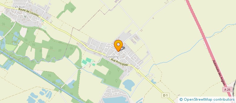 localisation de l'entreprise SCI 10 QUAI NOTRE DAME  JUVIGNY