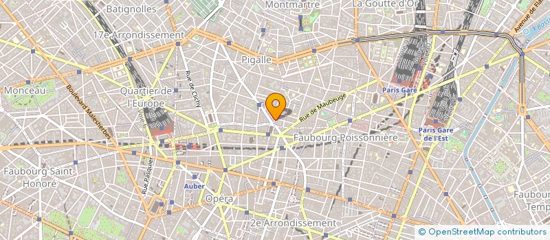 localisation de l'entreprise SCI 10 R DES MARTYRS PARIS 9 à PARIS