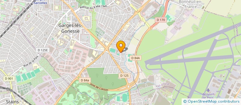localisation de l'entreprise SCI 10 R DUVIVIER à GARGES-LES-GONESSE