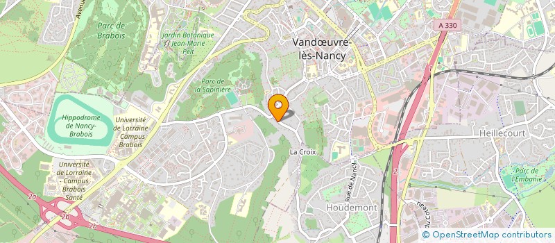 localisation de l'entreprise SCI 10 RUE ANATOLE FRANCE  VANDUVRE-LES-NANCY