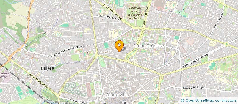 localisation de l'entreprise SCI 10 RUE BERNES CAMBOT à PAU