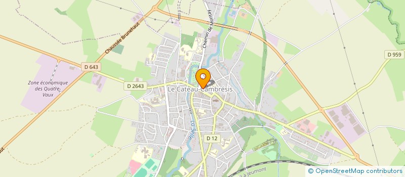 localisation de l'entreprise SCI 10 RUE DE LA COMMUNE DE PARIS  LE CATEAU-CAMBRESIS