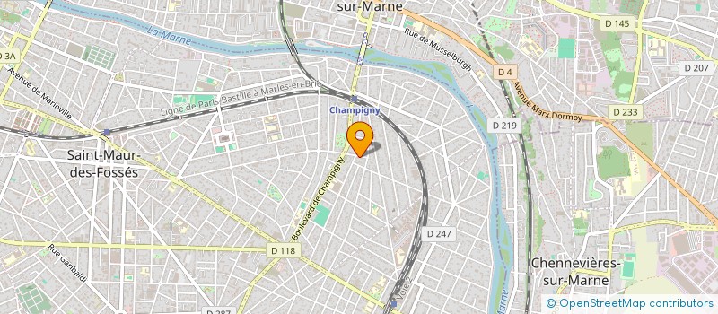 localisation de l'entreprise SCI 10 RUE DE NEUVILLE à SAINT-MAUR-DES-FOSSES