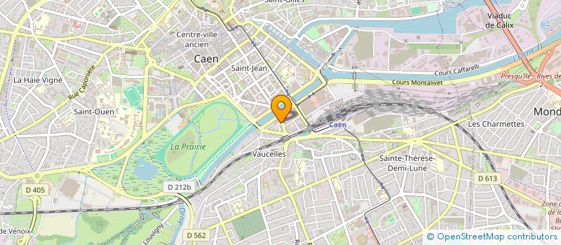 localisation de l'entreprise SCI 10 RUE DE VAUCELLES à CAEN