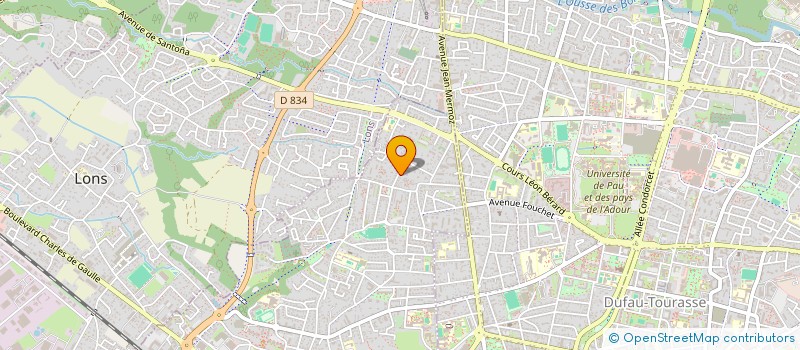 localisation de l'entreprise SCI 10 RUE DES PYRENEES  BILLERE