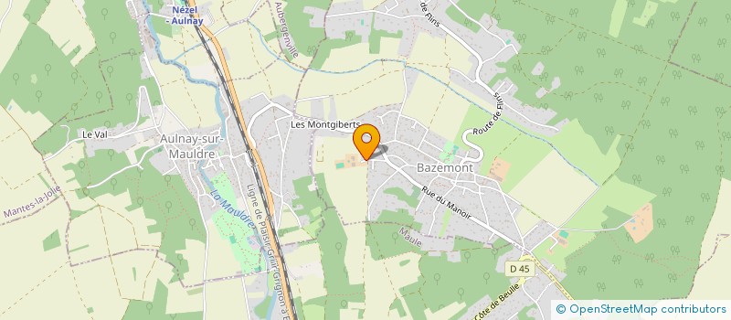 localisation de l'entreprise SCI 10 RUE DES VALBOULETS  BAZEMONT