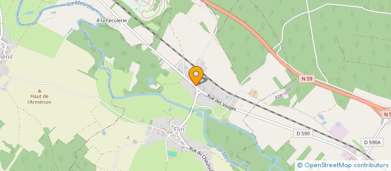 localisation de l'entreprise SCI 10 RUE HAXO  LUNEVILLE