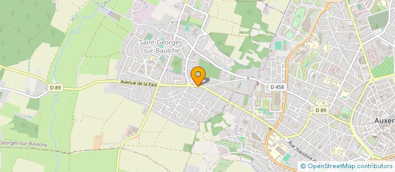 localisation de l'entreprise SCI 10 RUE HYPPOLYTE RIBIERE  SAINT-GEORGES-SUR-BAULCHE