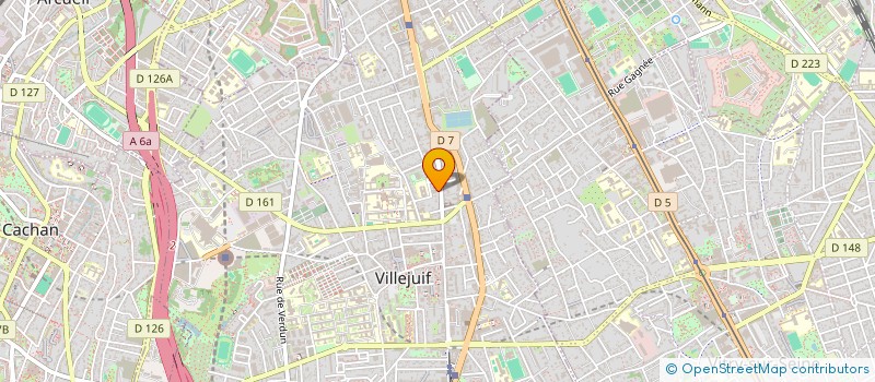localisation de l'entreprise SCI 10 RUE JEAN JAURES  VILLEJUIF