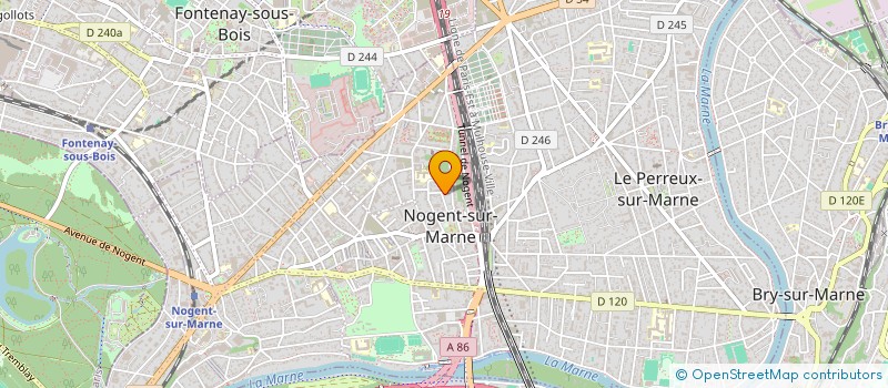 localisation de l'entreprise SCI 10 RUE LUCIEN BELLIVIER  NOGENT-SUR-MARNE