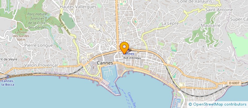 localisation de l'entreprise SCI 10 RUE MARECHAL FOCH à CANNES