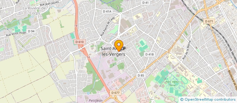 localisation de l'entreprise SCI 10 RUE RAYMOND POINCARE  SAINT-ANDRE-LES-VERGERS
