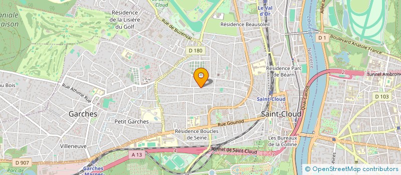 localisation de l'entreprise SCI 10 SEVIN VINCENT à SAINT-CLOUD