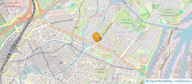 localisation de l'entreprise SCI 10 TER  STRASBOURG