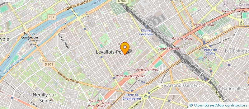 localisation de l'entreprise SCI 100 LR à LEVALLOIS-PERRET